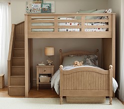 Catalina Stair Loft Bed & Lower Bed Set