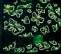 Mackenzie Aqua Spring Butterfly Glow-in-the-Dark Backpacks