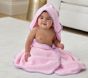 Stoney Clover Lane Cherry Scallop Baby Hooded Towel 