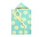 Stoney Clover Lane Smiley Face Jacquard Hooded Towel