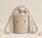 Open Box: Fur Bunny Jumbo Easter Bucket - Taupe