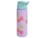 Mackenzie Stoney Clover Lane Lavender Cherry Bows Water Bottle
