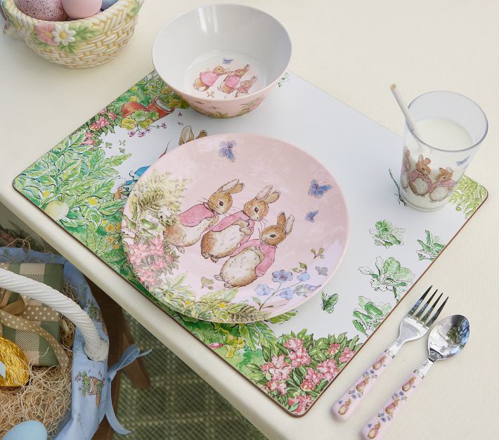Peter Rabbit™ Flopsy™ Bunnies Plate | Pottery Barn Kids