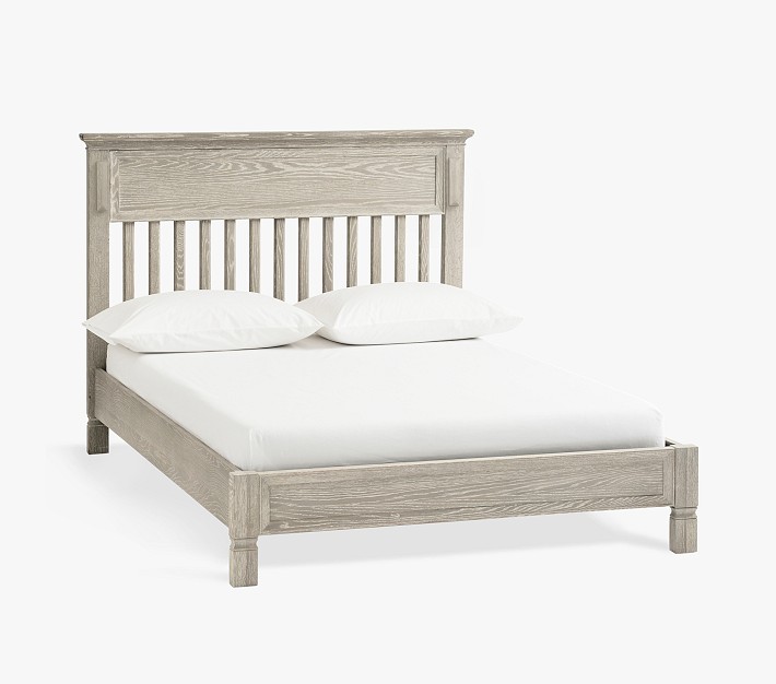 Larkin Low Footboard Full Bed Conversion Kit, Heritage Fog, In-Home Delivery