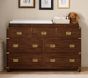 Campaign 7-Drawer Dresser &amp; Topper Set (56w x 19d")