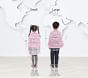 Mackenzie Pink Cheetah Hearts Glow Glitter Backpacks