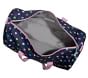 Navy Pink Multi Hearts Mackenzie Duffle Bag