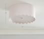Scalloped Metal Flush Mount (12")