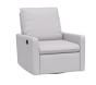 Open Box: Paxton Manual Swivel Glider &amp; Recliner, Brushed Crossweave Light Gray