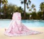 LoveShackFancy Damask Baby Beach Hooded Towel UPF 50+