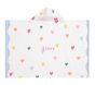 Mini Hearts Baby Beach Hooded Towel UPF 50+
