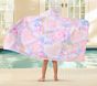 Heart Tie-Dye Kid Beach Hooded Towel UPF 50+