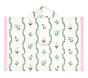 Stripe Floral Baby Beach Hooded Towel UPF 50+
