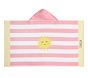 Rugby Stripe Sun Kid Beach Hooded Towel UPF 50+