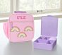 Mackenzie Stoney Clover Lane Pink Rainbows Lunch Bundle Set of 2