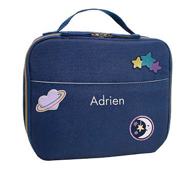 Colby Solid Navy Lunch Box