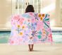 Wildflower Butterfly Kid Beach Towel  UPF 50+