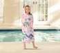Floral Dino Kid Beach Hooded Towel UPF 50+