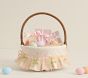 Cream Embroidered Tulle Easter Basket Liner