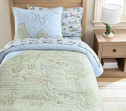 Daniel Dino Quilt & Shams