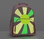 Mackenzie Glitter Sunburst Glow-in-the-Dark Backpacks
