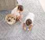 Stain-Resistant Plush Chevron Rug (7x10')