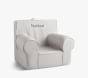 Open Box: Kids Anywhere Chair®, Gray Twill Slipcover Only