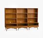 west elm x pbk Mid-Century 3 Hutch &amp; 3 Dump Base Wall System