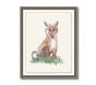 Open Box: Jordan Connelly Fox Friend Framed Wall Art (16" x 20") - Charcoal