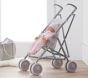 Gray Stars Umbrella Doll Stroller