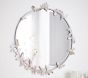 Monique Lhuillier Round Butterfly Metal Mirror (31")