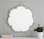 Silver Leaf Petal Mirror (27")