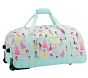 Mackenzie Aqua Disney Princess Medium Rolling Duffle Bag