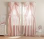 LoveShackFancy Oversized Bow Light-Filtering Curtain