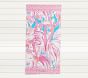 Lilly Pulitzer Pink Colony Kid Beach Towel UPF 50+