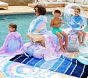 Rainbow Tie-Dye Kid Beach Towel UPF 50+