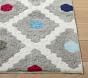 Machine Washable Multi Dot Rug