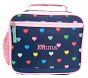 Mackenzie Navy Pink Multi Hearts Lunch Boxes