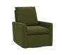 Open Box: Paxton Swivel Glider, Distressed Velvet, Olive