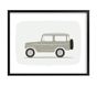 Open Box: Minted® Vintage Land Cruiser Gray Wall Art Collection by Karidy Walker (14" x 11") - Black