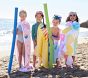 Rainbow Heart Kid Beach Towel UPF 50+