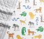Silly Safari Organic Crib Fitted Sheet