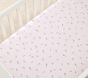 Aria Floral Organic Crib Fitted Sheet