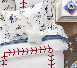 Vintage Baseball Organic Sheet Set