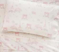 Monique Lhuillier Paris Toile Organic Sheet Set