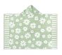 Daisy Plush Jacquard Baby Beach Hooded Towel UPF 50+