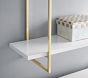 Gold Polished 3-Tier Shelf (32")