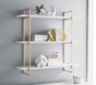 Gold Polished 3-Tier Shelf (32")