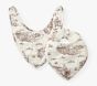 Disney's Winnie the Pooh Toile Organic Bib, Set of 2