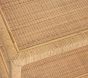 Rattan 2-Shelf Bookcase (42")